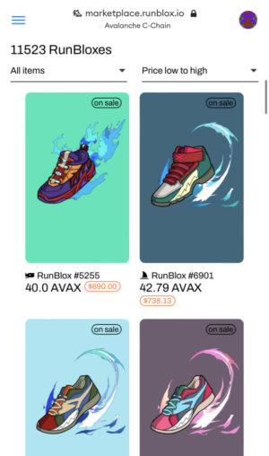 RunBloxの靴•スニーカーの買い方5